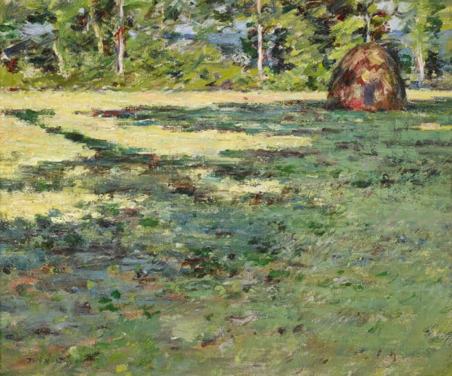 Theodore Robinson, "Afternoon Shadows," 1891, Museum purchase, funds provided by Michael A. and Donna Singer