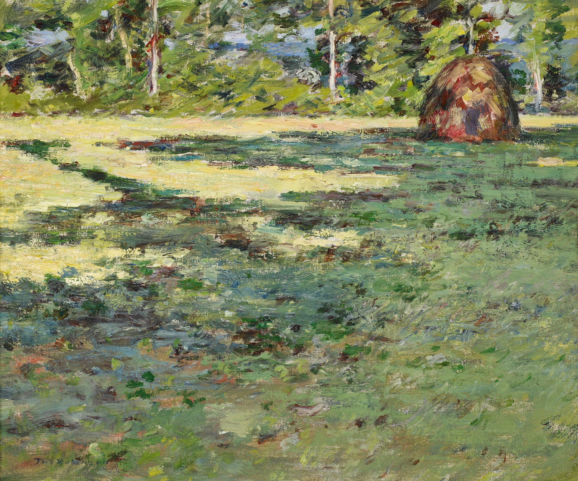 Theodore Robinson, "Afternoon Shadows," 1891, Museum purchase, funds provided by Michael A. and Donna Singer
