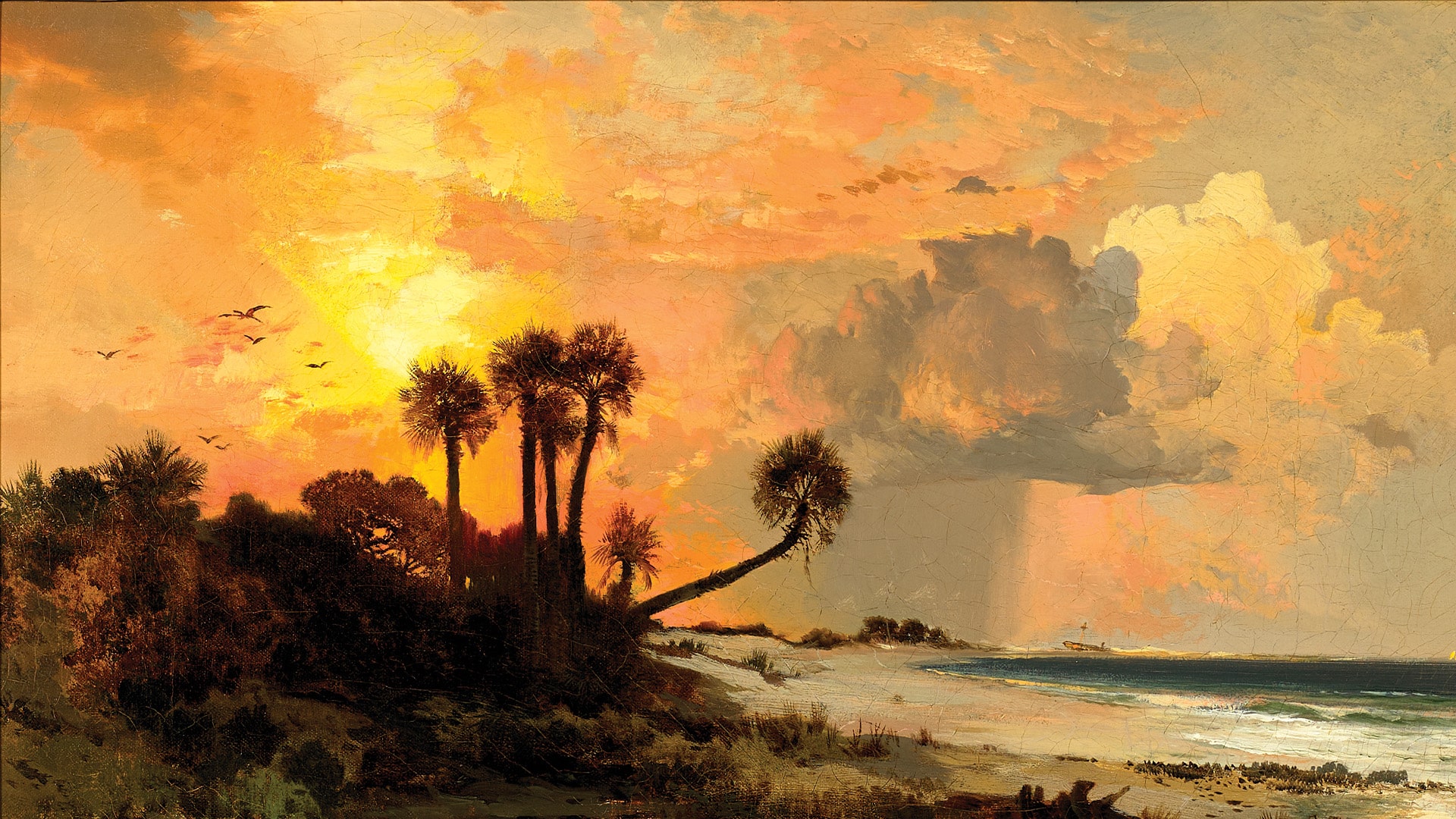 Fort George Island by Thomas Moran