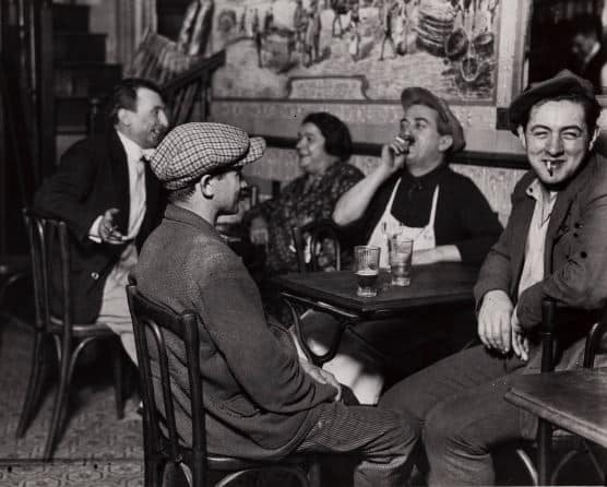 Untitled, Paris (bistro in Les Halles) by André Kertész