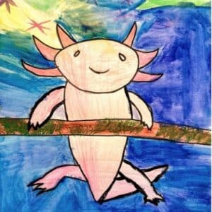 Axolotl by Oona, Fourth grade