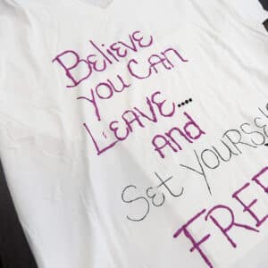 Believe you can leave and set yourself free! T-shirt