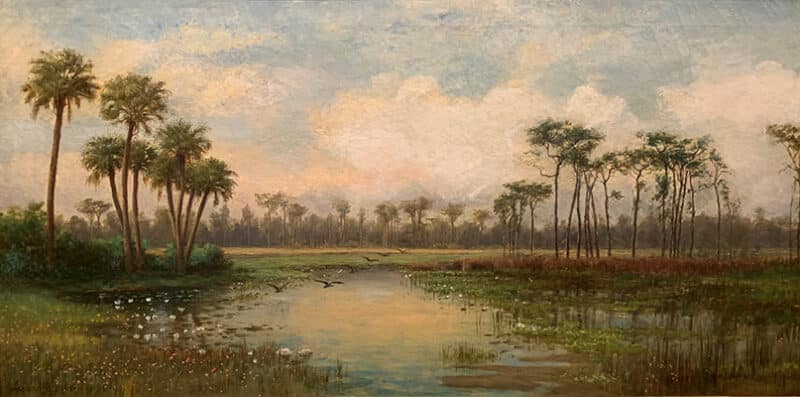 Swamp Landscape by Laura Woodward