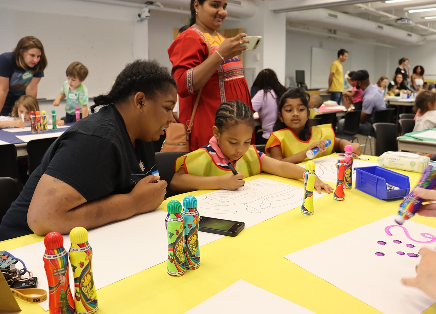 Early Learning at the Harn family art activity