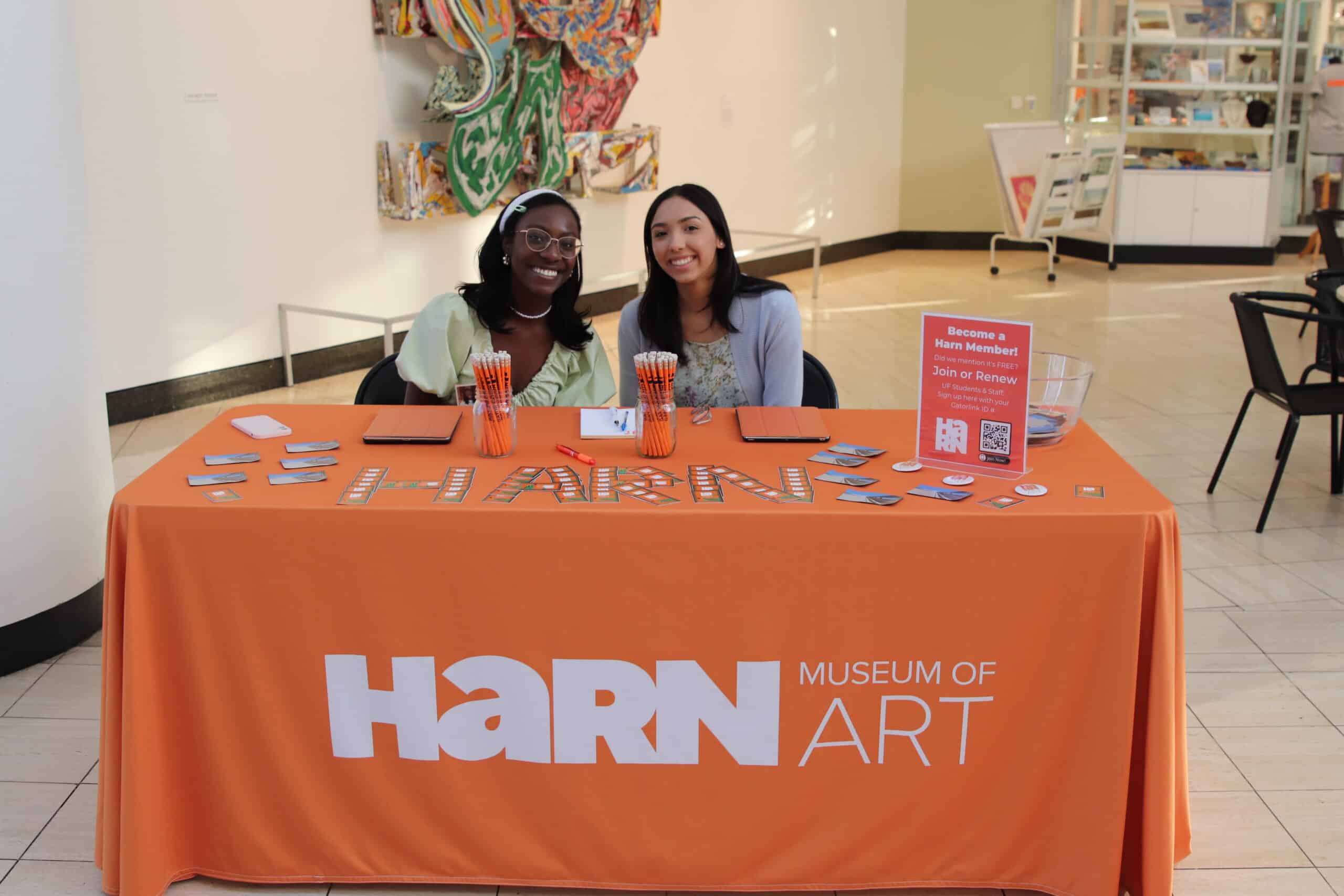 UF students table an artist talk at the museum