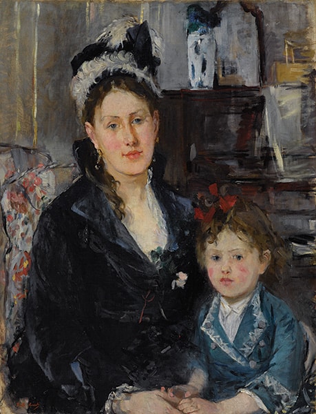 "Madame Boursier and Her Daughter," by Berthe Morisot