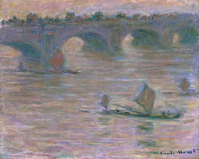 image: Claude Monet, “Waterloo Bridge,” 1903, Gift of Ione T. Staley, Lowe Art Museum Collection
